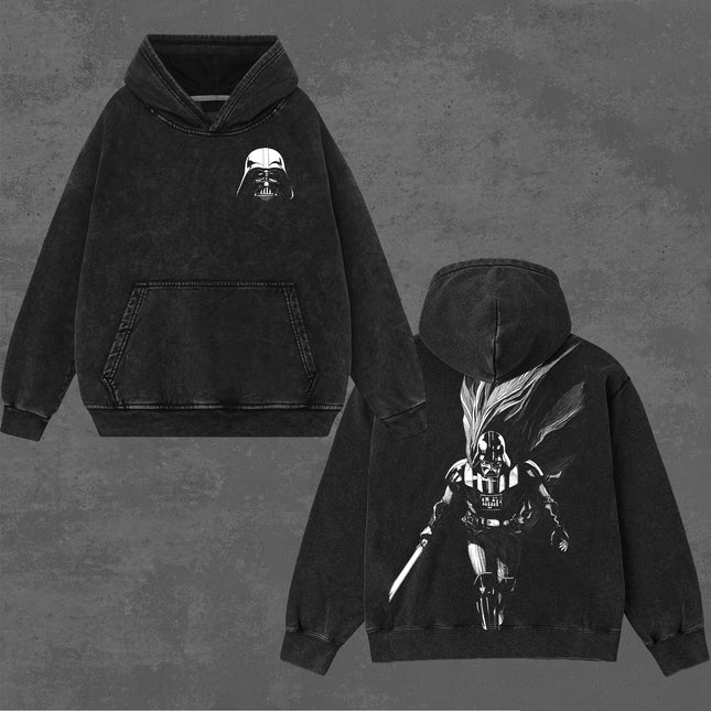 Darth Vader Star wars Washed T-Shirt, Hoodie 100% Cotton