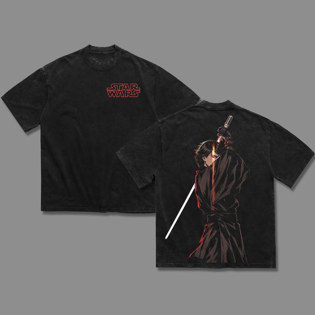 Anakin Skywalker Star wars Washed T-Shirt 100% Cotton