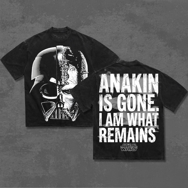 Darth Vader Anakin is Gone Star wars Washed T-Shirt, Hoodie 100% Cotton