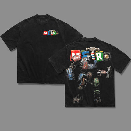 Metro Real Steel Washed T-Shirt 100% Cotton