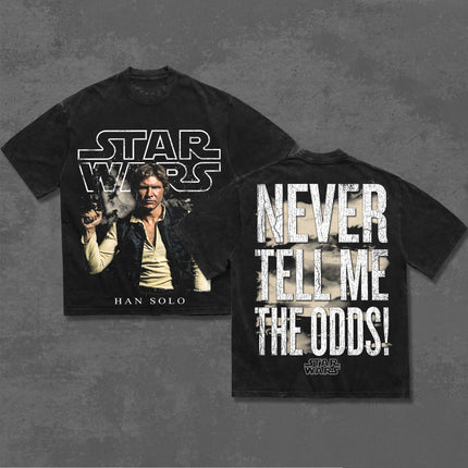 Han Solo Star wars Washed T-Shirt, Hoodie 100% Cotton