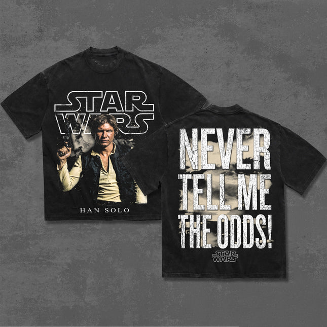 Han Solo Star wars Washed T-Shirt, Hoodie 100% Cotton