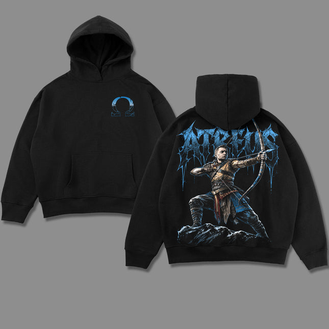 Atreus God of War Ragnarok Washed T-Shirt, Washed Hoodie 100%