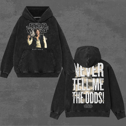 Han Solo Star wars Washed T-Shirt, Hoodie 100% Cotton