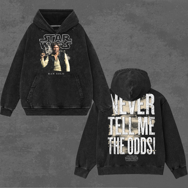 Han Solo Star wars Washed T-Shirt, Hoodie 100% Cotton