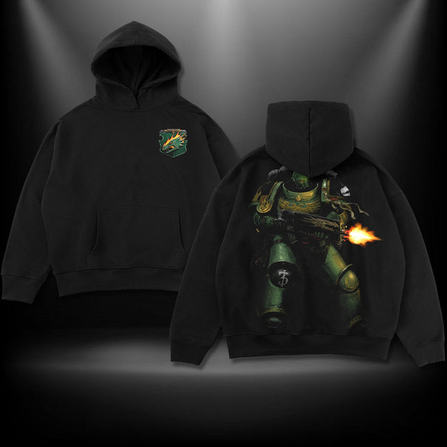 Salamanders Warhammer 40k Washed T-Shirt, Hoodie 100% Cotton