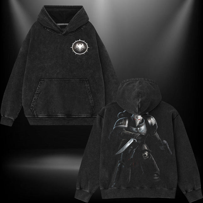 Raven Guard Warhammer 40k Washed T-Shirt, Hoodie 100% Cotton