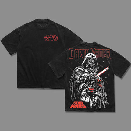 Darth Vader Star wars Washed T-Shirt 100% Cotton