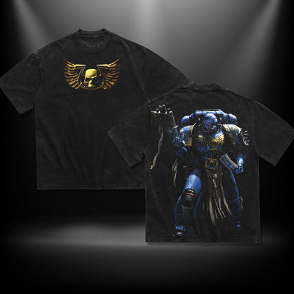 Space Marines Warhammer 40k Washed T-Shirt, Hoodie 100% Cotton