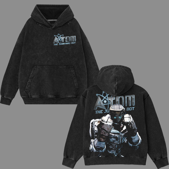 Atom Real Steel Washed T-Shirt 100% Cotton