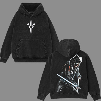 Ahsoka Tano Star wars Washed T-Shirt 100% Cotton