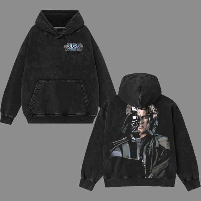 Anakin Skywalker Darth Vader Star wars Washed T-Shirt 100% Cotton